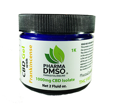 CBD Gel 1000mg of CBD Isolate/ With Frankincense 2oz. No THC