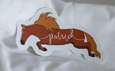 Die Cut Jumping Sticker