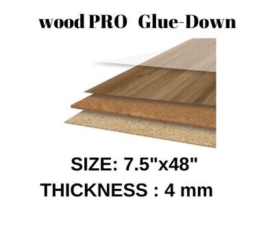 wood PRO glue-down