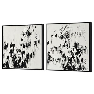 Bendale 25"W X 25"H X 2"D | Set Of Two - Hand Painted - Canvas