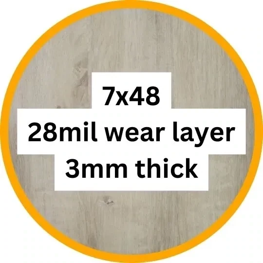 Fort LVP Glue Down Commercial Grade Flooring 28 mill wear layer and 3