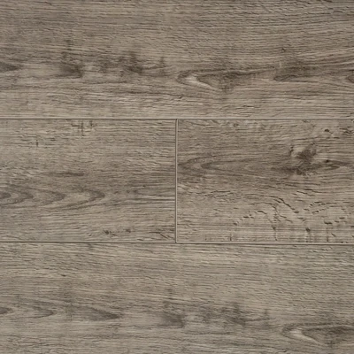 Heritage Grey 6x48 Glue Down Vinyl Flooring – 20 mil Wear Layer, 3mm Thick, Hand-Scraped Distressed Texture, Painted Bevel