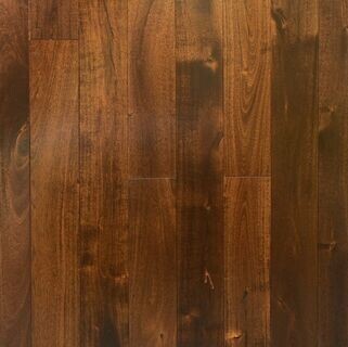 Black Walnut 5" Solid Acacia Mid-Leaf Smooth Hardwood Flooring