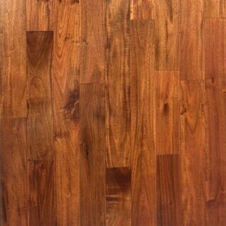 Tigerwood 5" Solid Acacia Mid-Leaf Smooth Hardwood Flooring