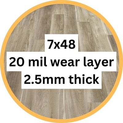 7x48 | 20mil wear layer | 2.5mm thick