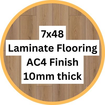 7x48 Laminate Flooring 10mm thick AC4