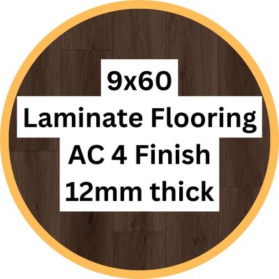 9x60 Laminate Flooring 12mm thick AC4 Pressed Bevel