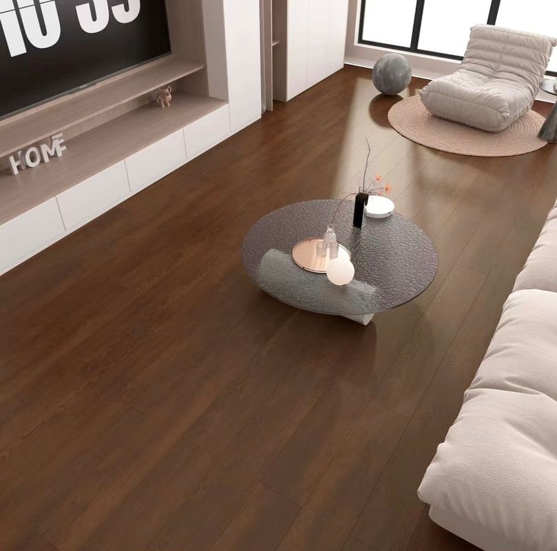 Gunstock Oak 5x60 Rigid Core Vinyl Flooring – 20 mil Wear Layer, 6mm Thick