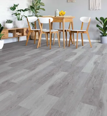 Pewter Oak 7x48 | 12 mil wear layer | 2 mm thick Glue Down Vinyl Flooring