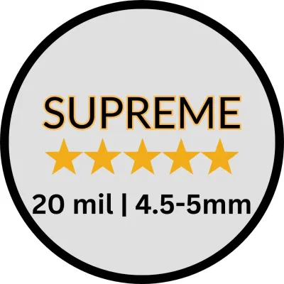 supreme - 20 mil wear layer - 4.5mm / 5 mm thick - glue down LVP