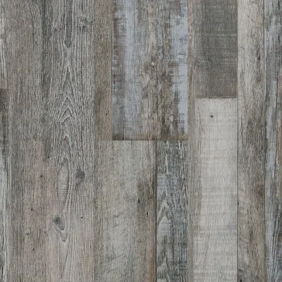 Gray Reclamation Oak 7x48 Glue Down Vinyl Flooring – 20 mil Wear Layer, 2.5mm Thick