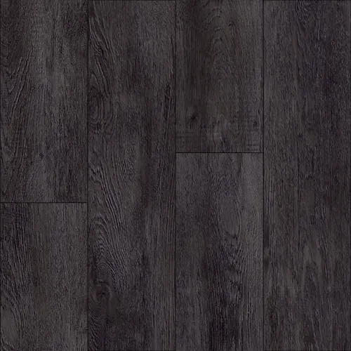 Dark Shadows 6x48 Glue Down Vinyl Flooring – 20 mil Wear Layer, 3mm Thick, Hand-Scraped Distressed Texture, Painted Bevel