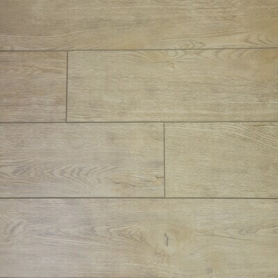 Natural Blonde 6x48 Glue Down Vinyl Flooring – 20 mil Wear Layer, 3mm Thick, Hand-Scraped Distressed Texture, Painted Bevel