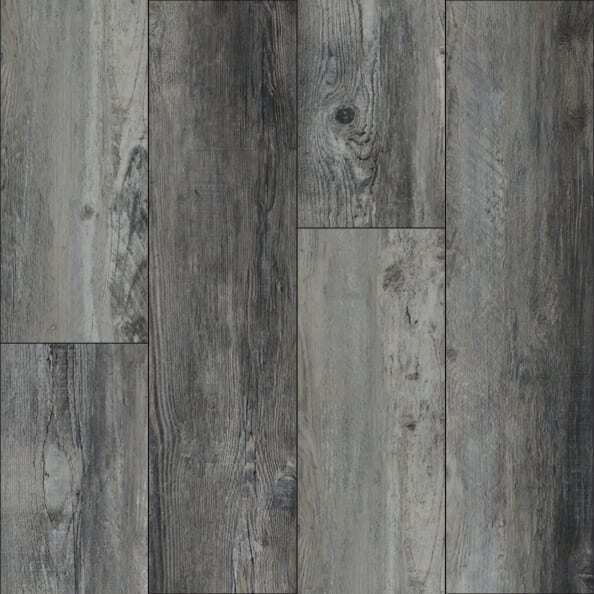 Highland Gray Click Lock LVP Flooring – 9x60 Plank | 20 mil Wear Layer | 8mm (5/16") | WPC Core -W030L-3008