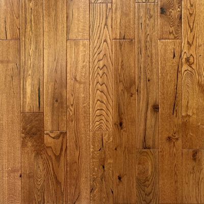 Butterscotch Oak 5" Hand-Scraped | Solid Hardwood Floor