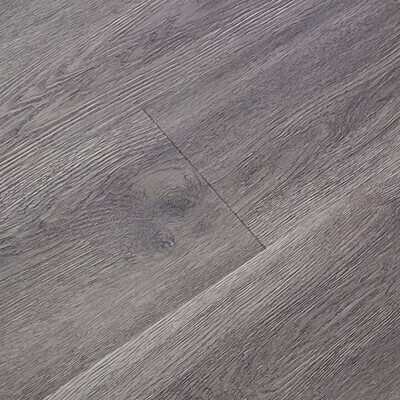 Charcoal Oak 7x48 Glue Down Vinyl Flooring – 28 mil Wear Layer, 3mm Thick, EIR Texture
