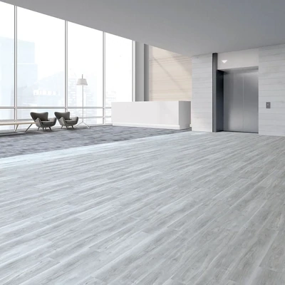 Dovetail Gray 7x48 | 20 mil wear layer | 2.5 mm thick Glue Down Vinyl Flooring