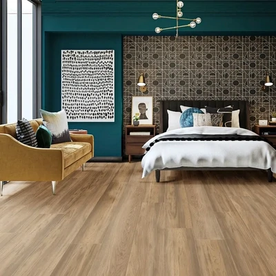 Harmony Hickory 9x60 WPC Woodwind Pressed Vinyl Plank Flooring | pressed edge | eased bevel
