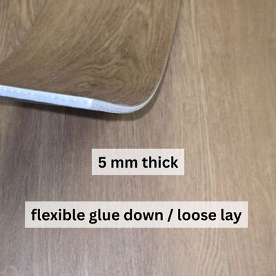 Tanned Oak 7x48 | 20 mil wear layer | 5 mm thick Loose Lay / Glue Down Vinyl Plank Flooring