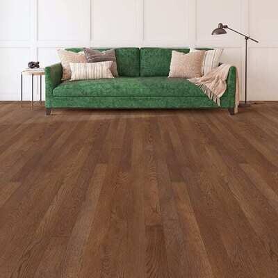 Clearance - Saddle Oak 3.25" Narrow Plank Rigid Core Vinyl Flooring – W095D-5006