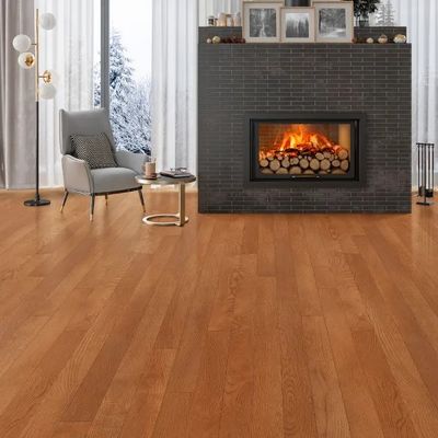 Clearance - Butterscotch Oak 3.25" Narrow Plank Rigid Core Vinyl Flooring – W095D-5003 - lot of 108 Sq Ft
