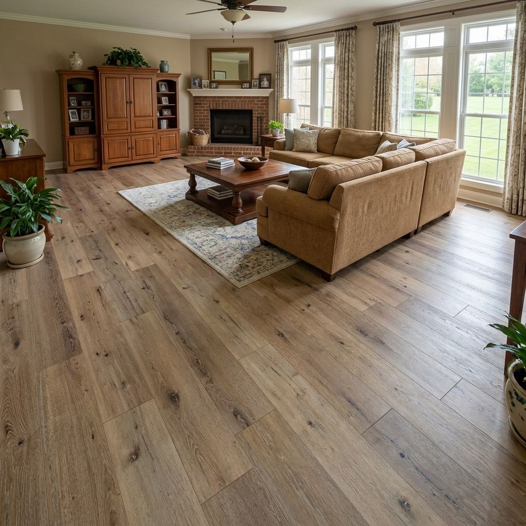 Autumn Pine Click Lock LVP Flooring – 9x60 Plank | 20 mil Wear Layer | 8mm (5/16") | WPC Core