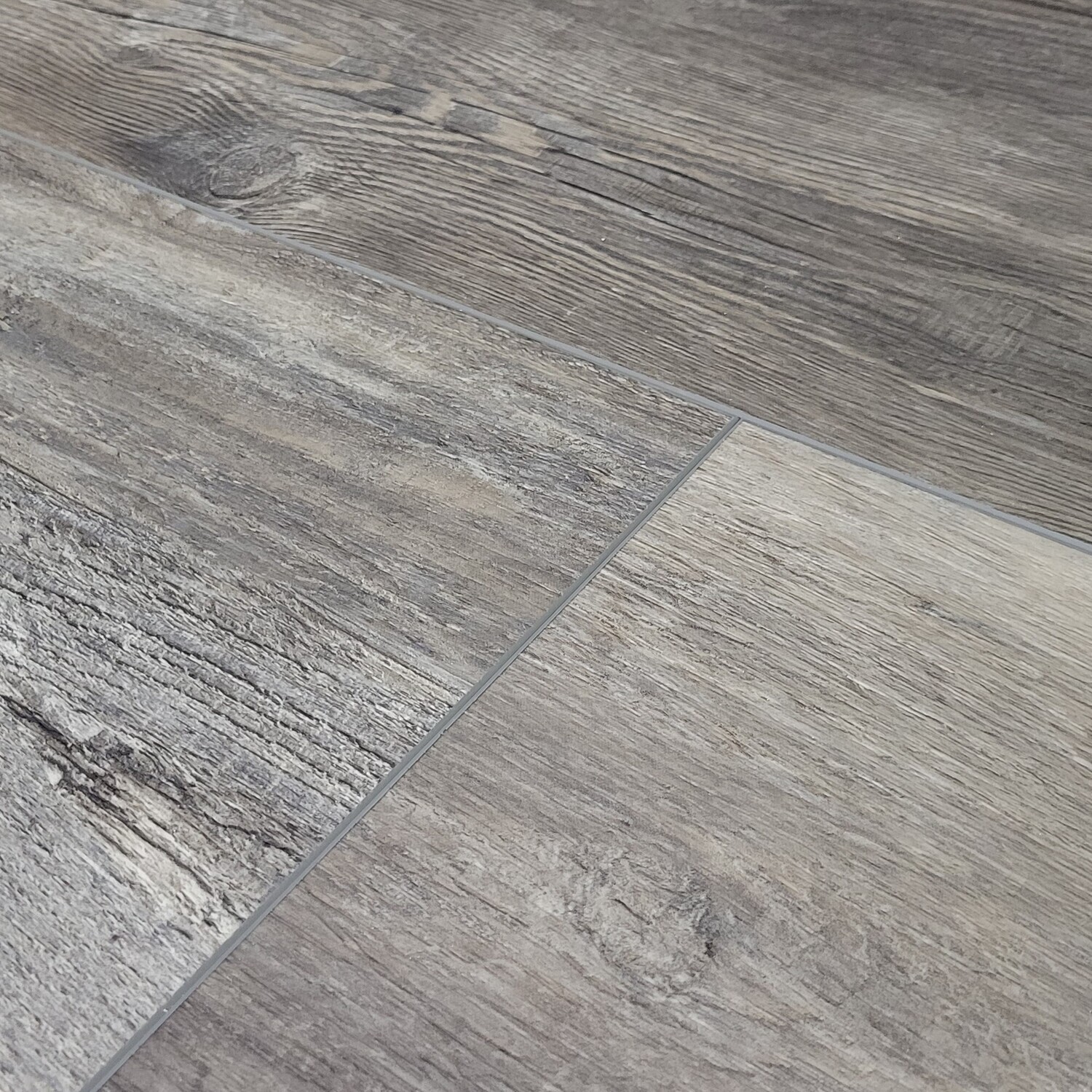 Harbor Gray Click Lock LVP Flooring – 9x60 Plank | 20 mil Wear Layer | 8mm (5/16") | WPC Core