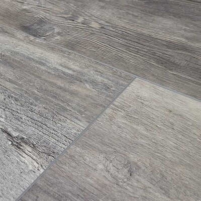 Harbor Gray Click Lock LVP Flooring – 9x60 Plank | 20 mil Wear Layer | 8mm (5/16") | WPC Core