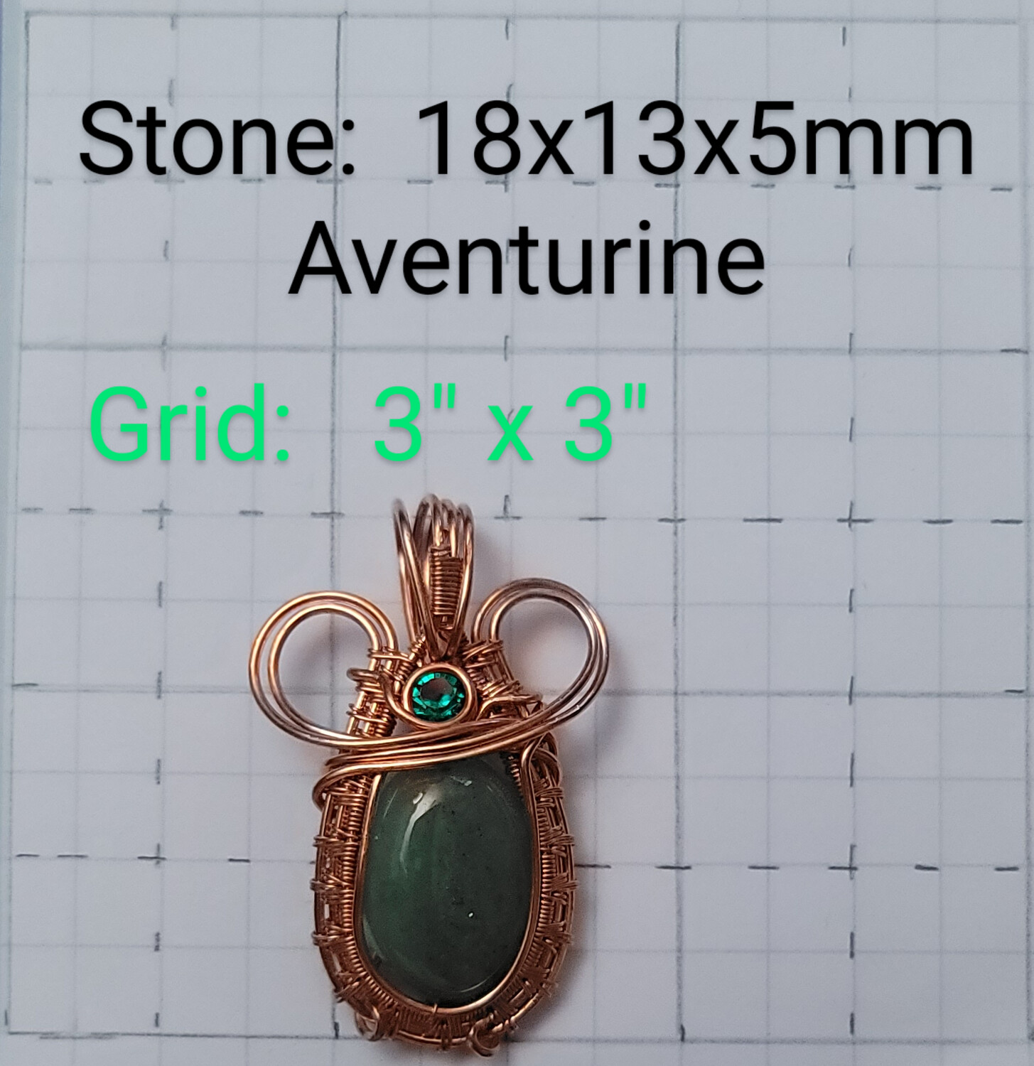 Beautiful Oval Aventurine Pendant