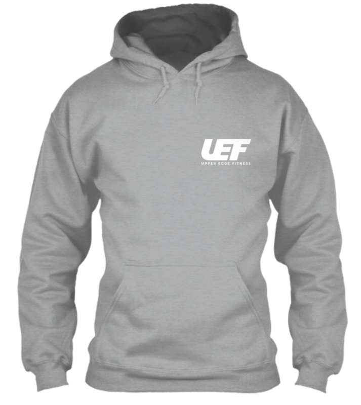 GREY UNISEX HOODIE (SMALL LOGO)