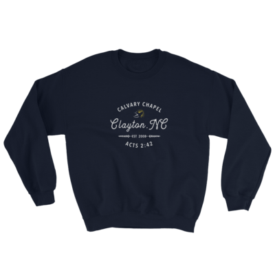 Navy Sweatshirt - Calvary Chapel Clayton