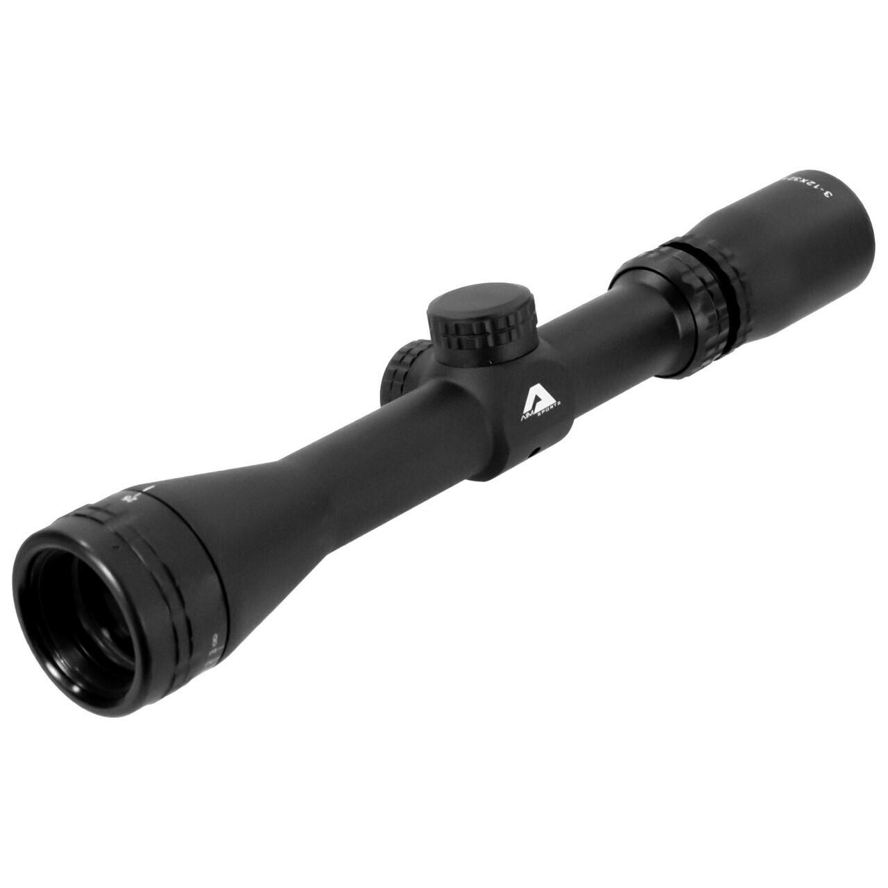 Aim Sports ​3-12X32  Scout Scope with AO and Mil-Dot Reticle