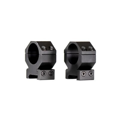 Aim Sports 1 Aim Sports 1" Scope Rings -  Medium Height - Fits Picatinny Rails - Set of 2