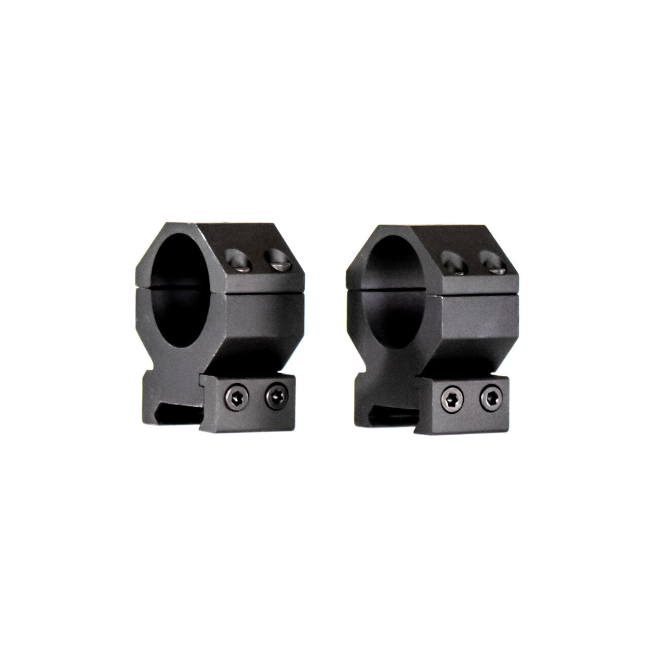 Aim Sports 1" Scope Rings -  Medium Height - Fits Picatinny Rails - Set of 2