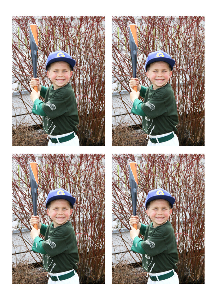 3x5 Individual Photos (set Of 4)