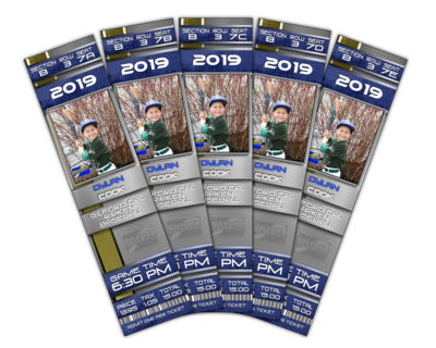 Game Day Ticket Magnets