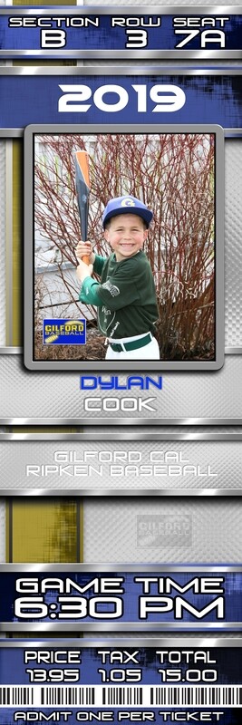 Game Day Ticket Poster 10x30