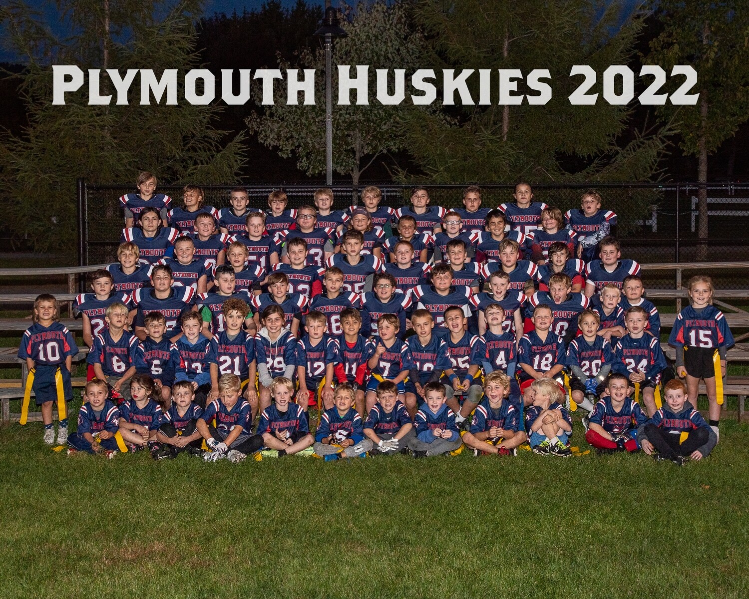Plymouth Huskies All Team Photo 8x10