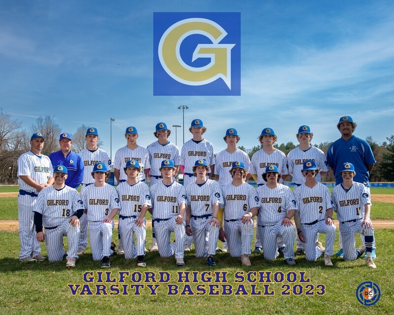 Gilford Baseball Varsity Team Photo