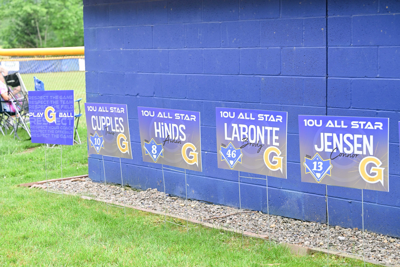 Team Yard Signs For Celebrations