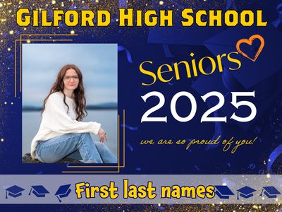GILFORD YARD SIGNS Class Of 2025 - sold out