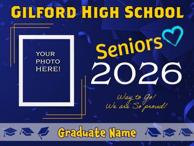 GILFORD YARD SIGNS Class Of 2026