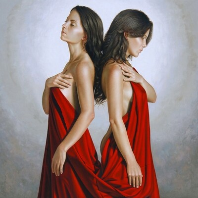 &quot;Catarsis&quot; 140 x 140 cm enrollado (55&quot; x 55&quot; Rolled Print)