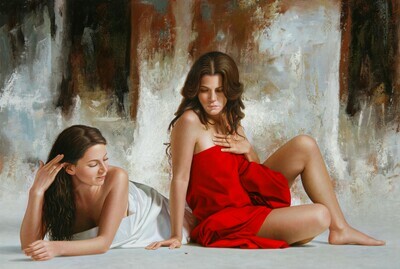 "earth angels" 100 x 145 cm enrollado (39" x  57"  Rolled Print)