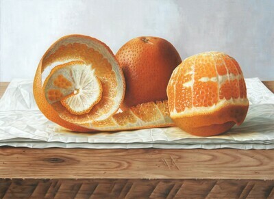 "espiral citrico" 131 x 180 cm enrollado (51" x 70" Rolled Print)