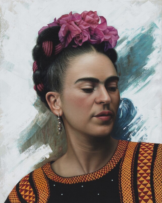 &quot;Frida Kahlo&quot; 140 x 174 cm enrollado (55&quot; x 68&quot; Rolled Print)