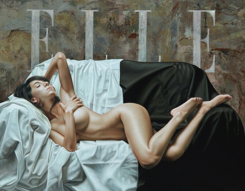 &quot;inmune a la moda II&quot; 140 x 180 cm enrollado (55&quot; x 70&quot; Rolled Print)