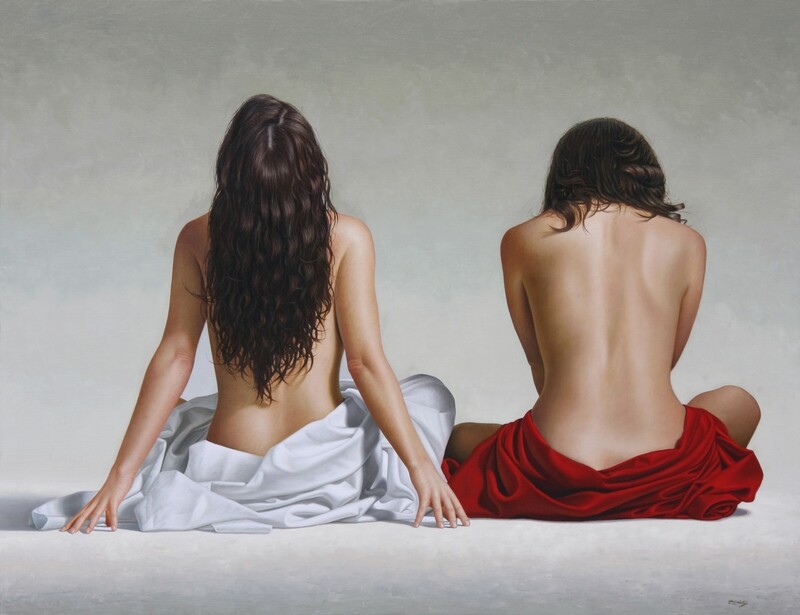 &quot;la espera&quot; 140 x 180 cm con Bastidor