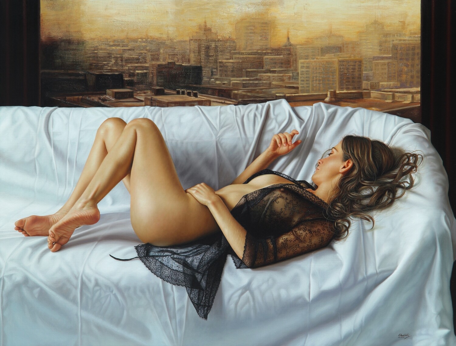 &quot;metropolis&quot; 140 x 180 cm enrollado (55&quot; x 70&quot; Rolled Print)