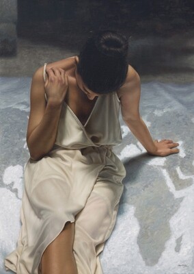 "mundi" 148 x 105 cm con Bastidor